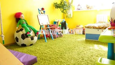 Килим Lux Shaggy 1000 green