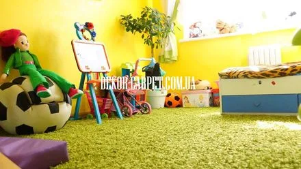 Килим Lux Shaggy 1000 green